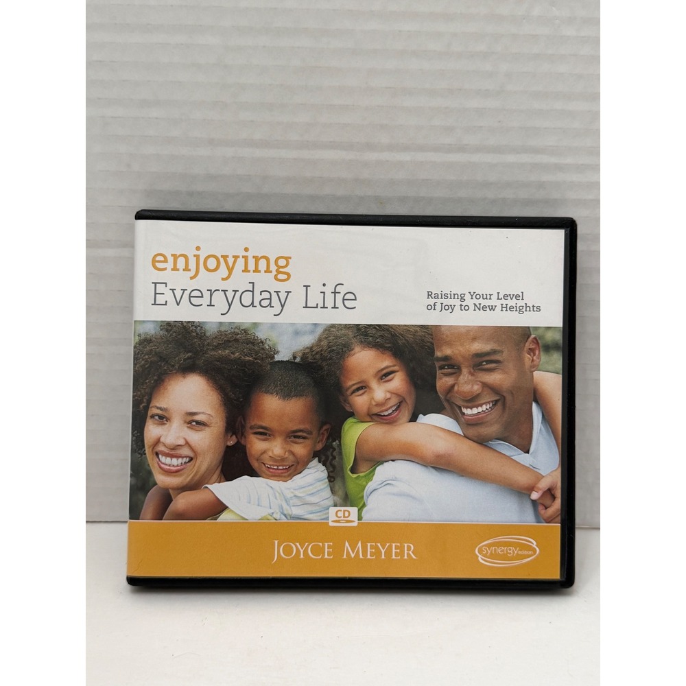 Joyce Meyer Enjoying Everyday Life 2 CD Set Synergy Editio Christian Audio Teach